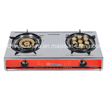 2 Burner 7-Eye Stainless Steel 710mm Gas Cooker